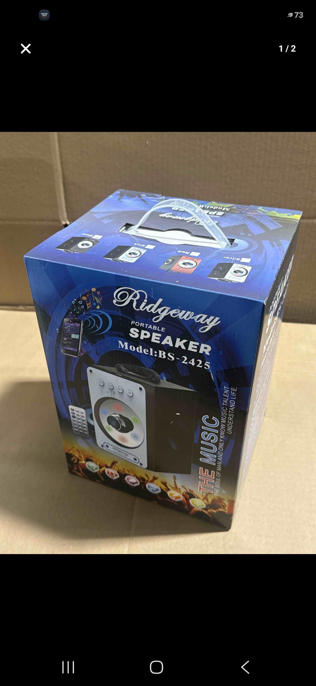 Bs-2425 4" Portable Bluetooth Speaker Bass Stereo Outdoor Speaker Rechargeable