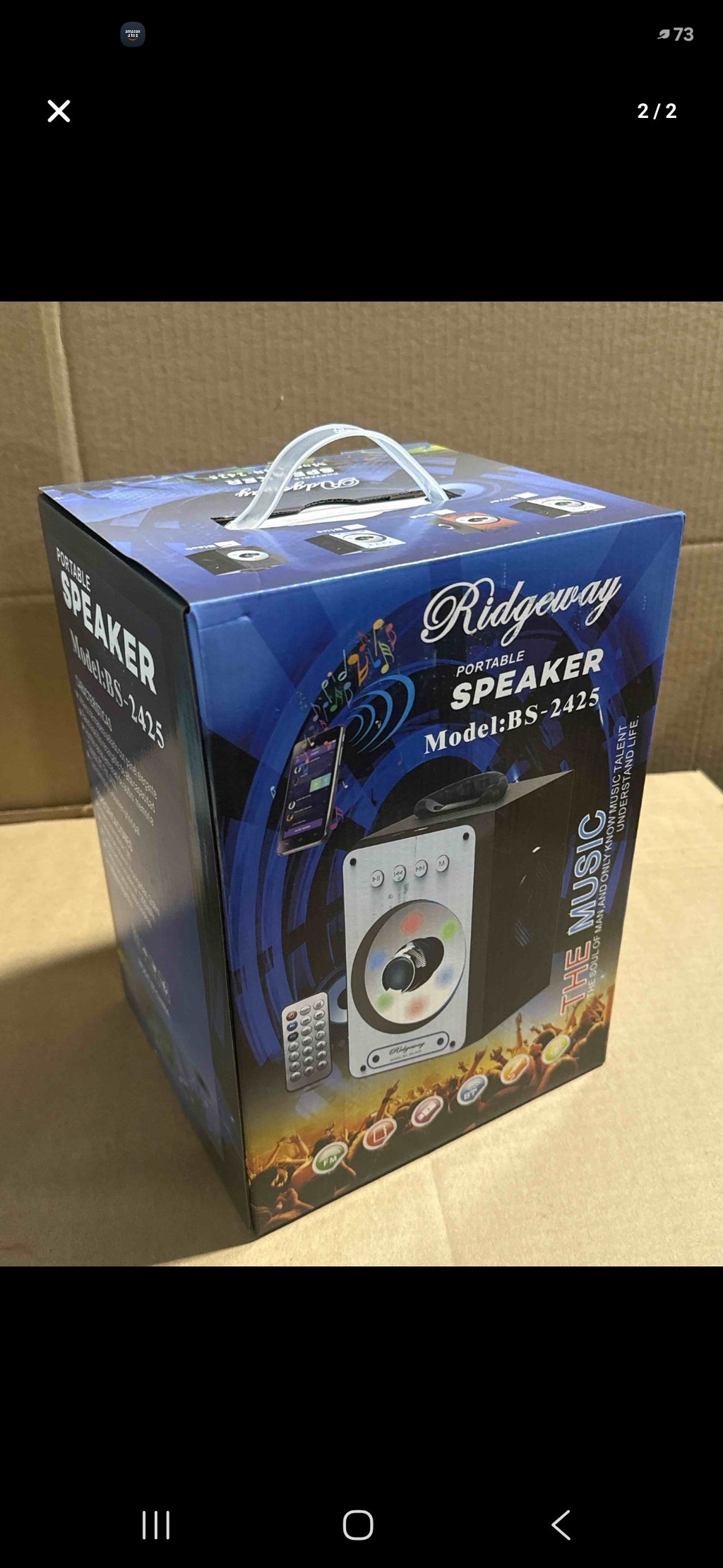 Bs-2425 4" Portable Bluetooth Speaker Bass Stereo Outdoor Speaker Rechargeable